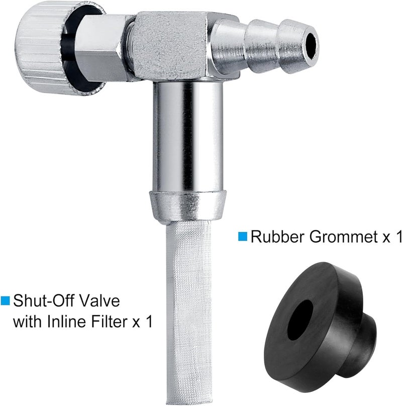 CLSR2U Replacement Valve 951-0171 & Grommet 735-0149 Compatible with Coleman Generator - Fuel Tank Shut Off Valve & Bushing Compatible with Coleman Powermate 4200 5000 Generator, MTD Cad Lawn Mower, Tiller - Image 3